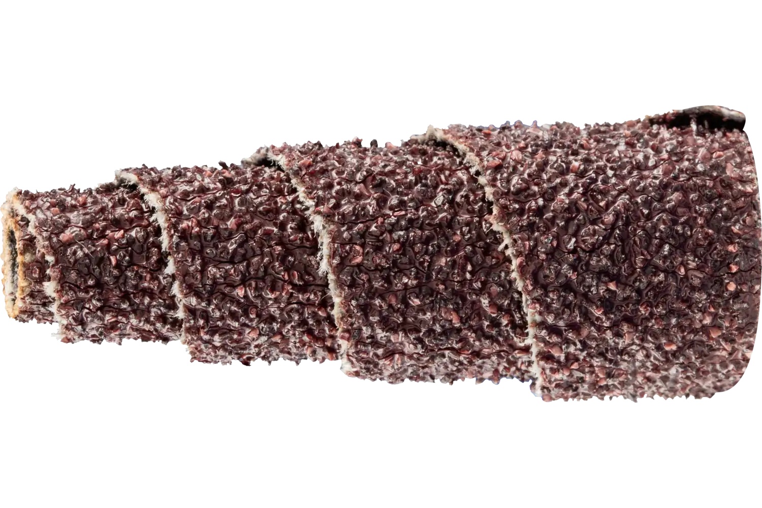 Picture of Pferd Cartridge Roll, 3/4" x 1-1/2, 3/16" Arbor, Tapered shape, 60 Grit, Aluminum oxide